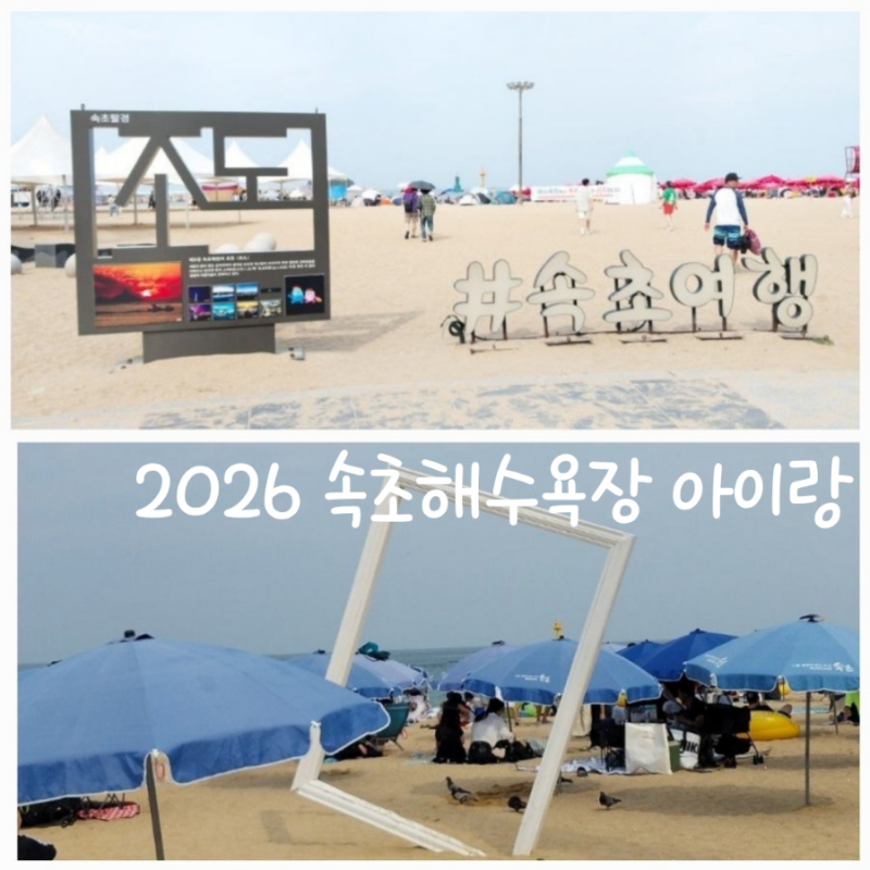 속초해수욕장 아이랑 개장일 폐장일 준비물 주차장 샤워장 탈의실 요금 구명조끼 튜브 대여 ....