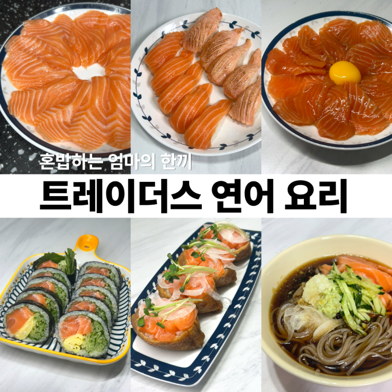 트레이더스 연어 손질법부터 연어 활용 6가지 요리 알찬 레시피