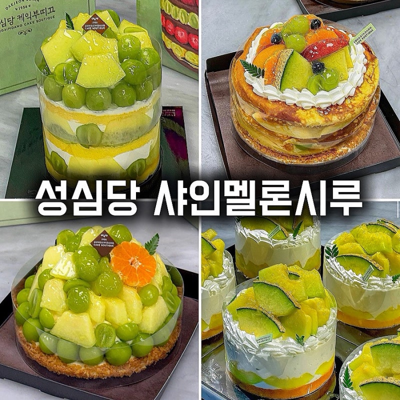 성심당 샤인멜론시루 신메뉴 출시 가격 구매매장 최신 케이크 롤 종류 총정리