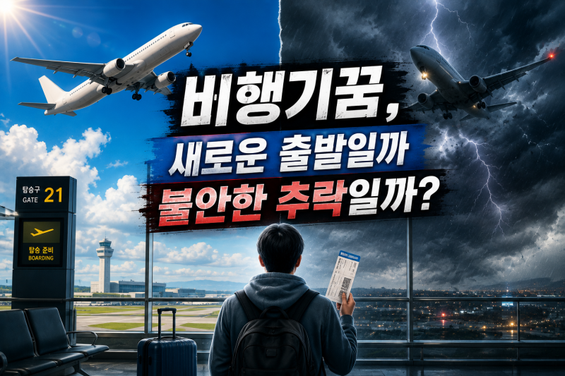 비행기꿈 해몽 50가지｜비행기 타는 꿈·놓치는 꿈·추락하는 꿈·비행기 운전하는 꿈·총정리