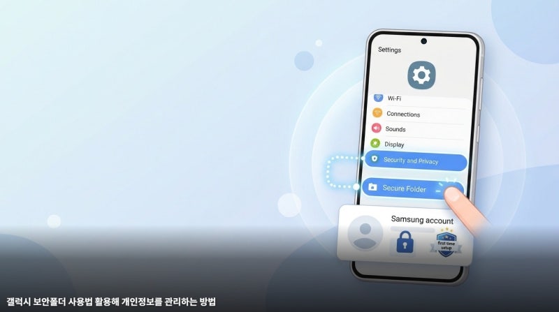 갤럭시 보안폴더 사용법 활용해 개인정보를 관리하는 방법