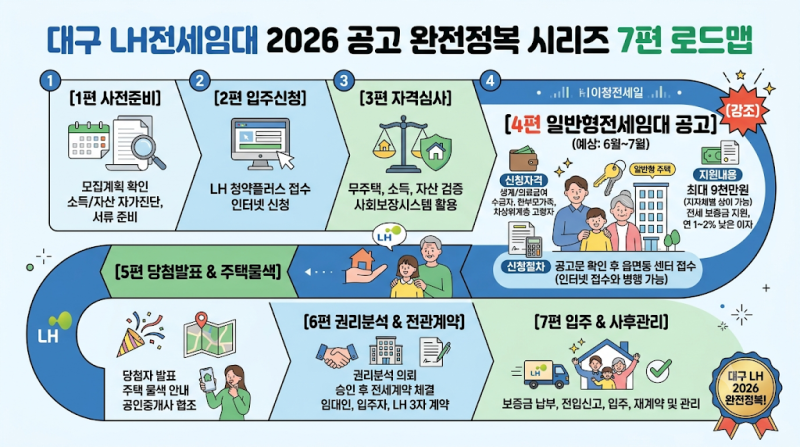 2026 LH일반형전세임대 공고 완전 분석 (건우부동산이 알려주는 수급자·저소득층 필수 가이드....