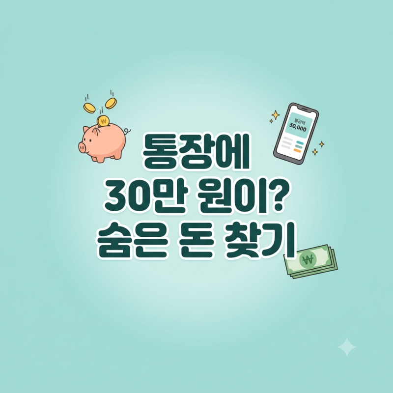 잠자는 내 돈 30만원? 숨은 보험금 찾기 조회 및 환급 방법 (내보험다보여)