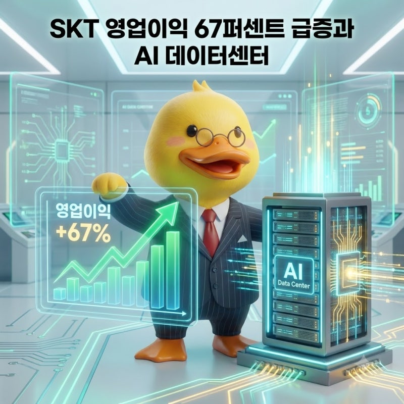 SK텔레콤 2분기 영업이익 67퍼센트 급증과 AI 데이터센터 매출 폭등 배경 분석