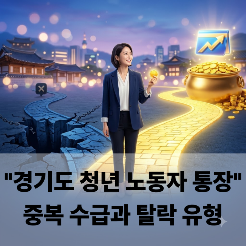 "경기도 청년 노동자 통장" 중복 수급과 탈락 유형의 진실