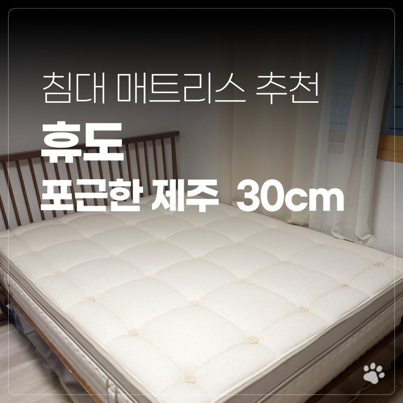 단단한 침대 매트리스 추천 휴도 포근한 제주 선택 이유