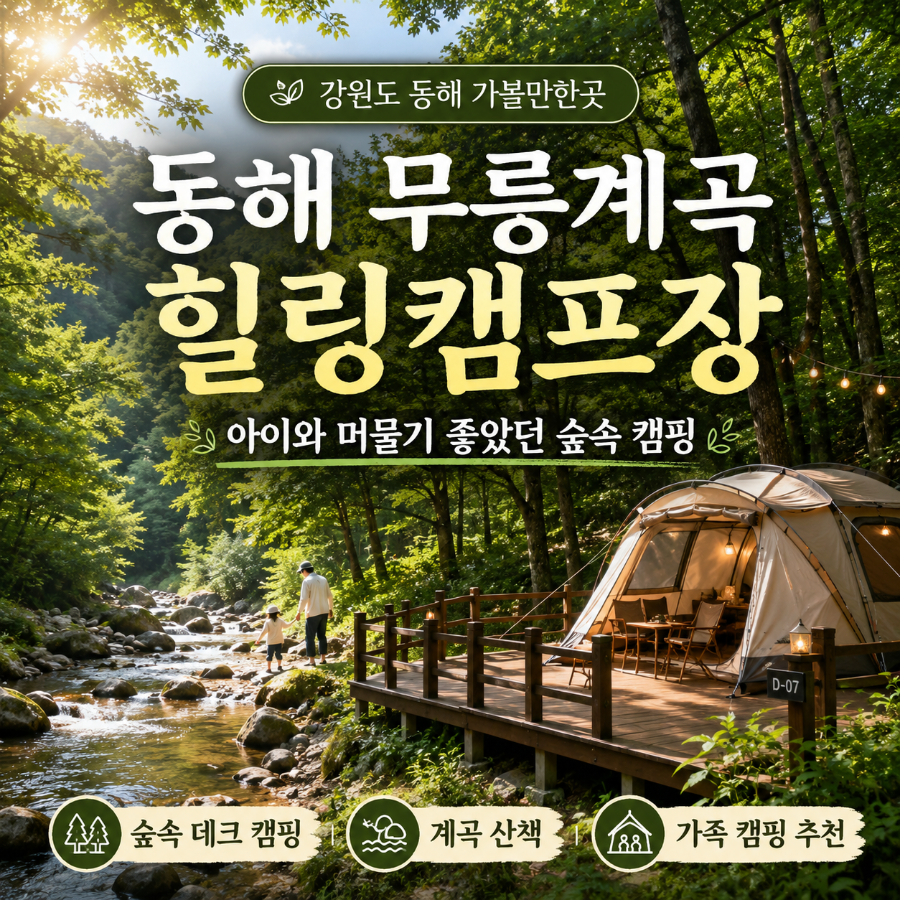 무릉계곡힐링캠프장 사진 2