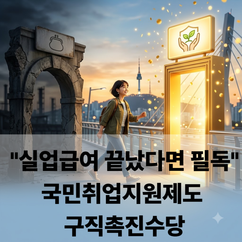 "실업급여 끝났다면 필독" 국민취업지원제도 구직촉진수당 아직도 안 받으시나요?