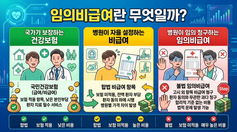 임의비급여란 무엇일까? 건강보험과 비급여의 차이
