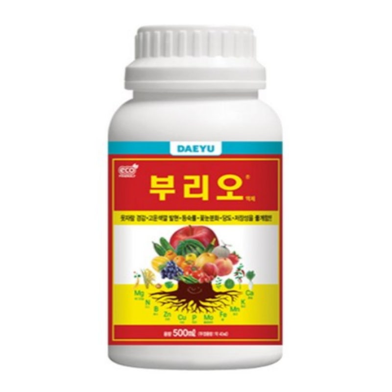 잘 나가는 제품 대유부리오 대유 부리오 500ml 액제 인산가리 미량요소 복합식물영양제 도장....