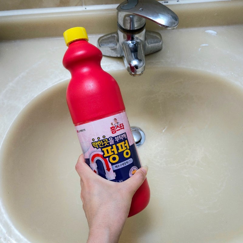 다이소 배수구 세정제 클리너 홈스타 막힌곳을 부탁해 펑펑