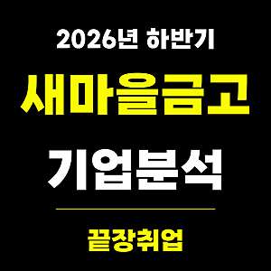 새마을금고 기업 분석 경영 분석 새마을금고 취업 학원