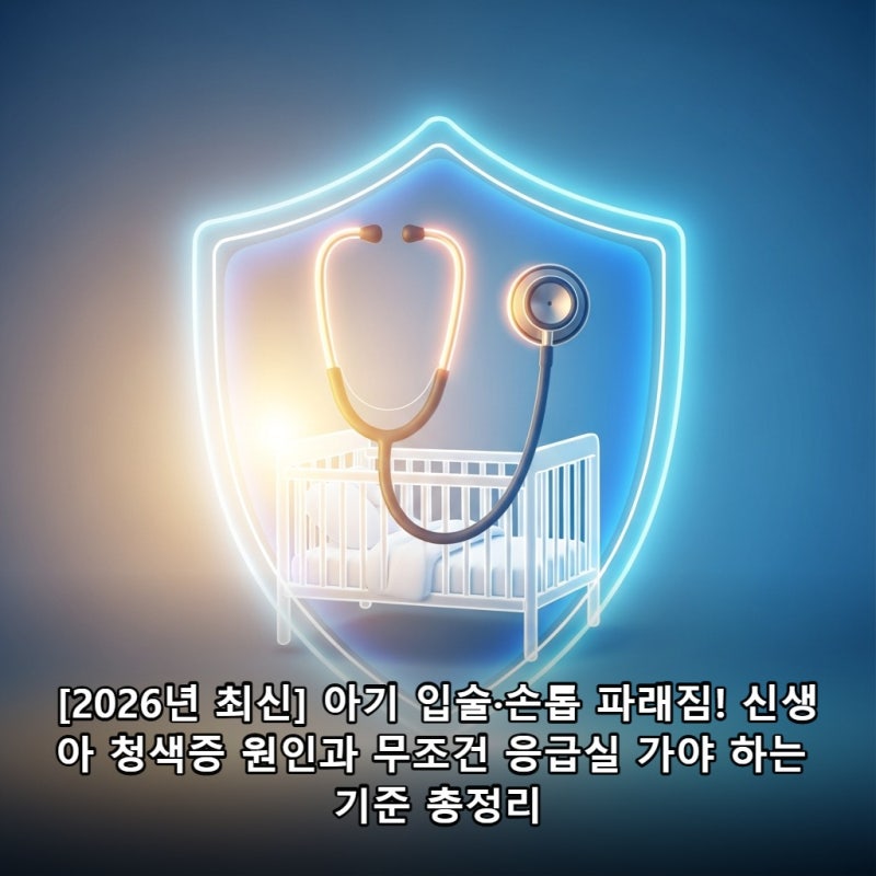 [2026년 최신] 아기 입술·손톱 파래짐! 신생아 청색증 원인과 무조건 응급실 가야 하는 기준 ....
