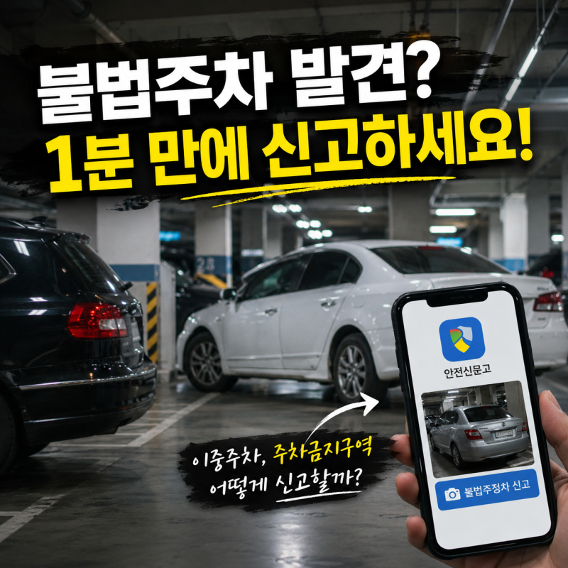 불법주차 신고, 1분이면 끝나는 가장 쉬운 방법