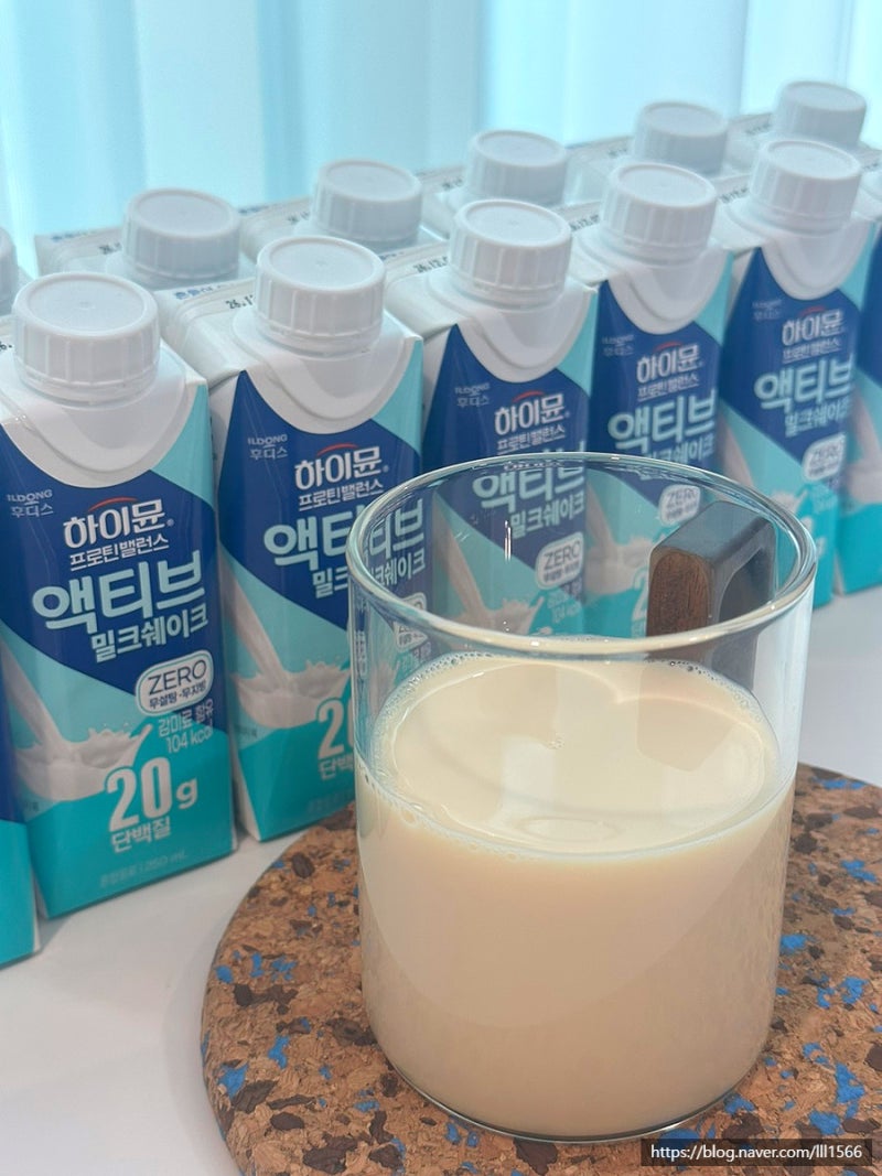 일동후디스 하이뮨 프로틴 밀크쉐이크맛 맛있는 고단백 음료