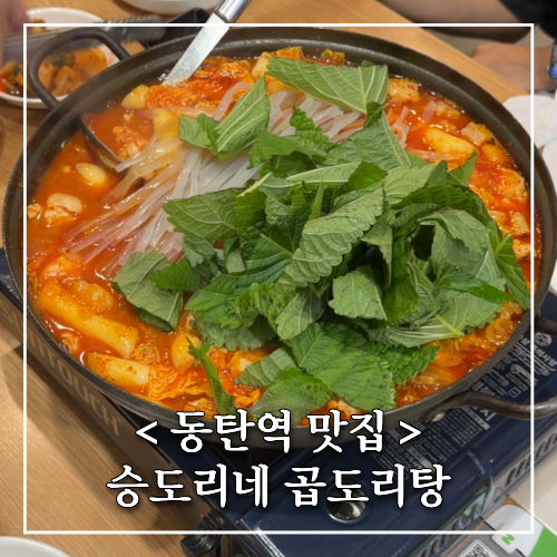 동탄역 가성비 맛집 승도리네 곱도리탕 금요일 웨이팅 후기