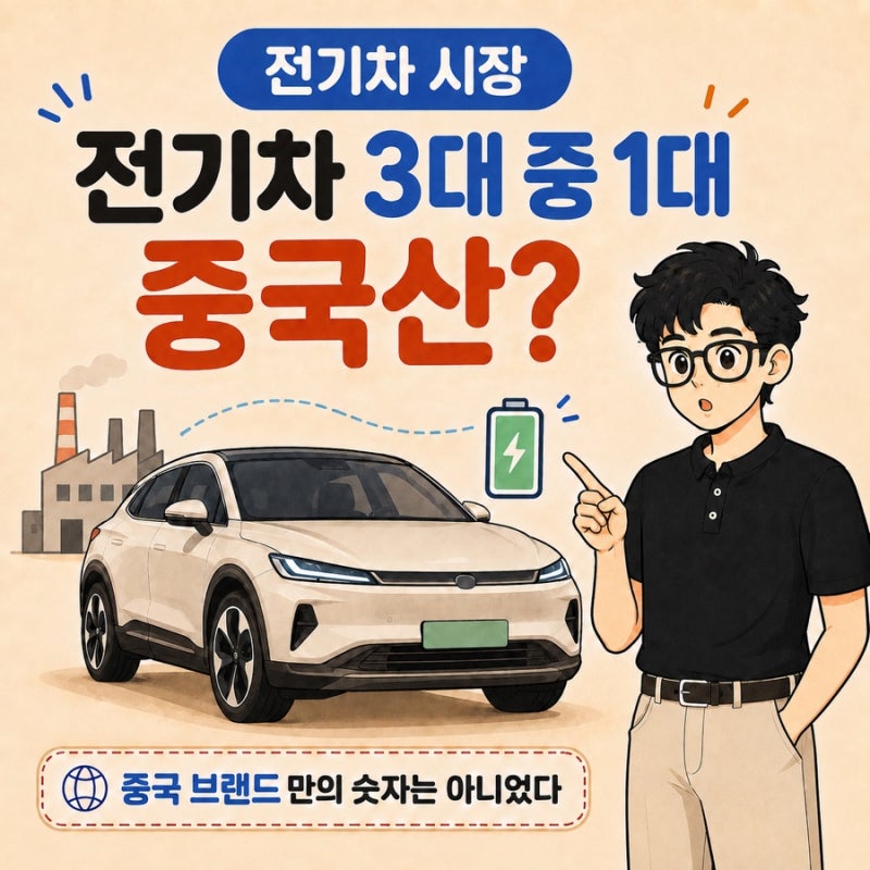 한국서 팔린 전기차 3대 중 1대가 중국산, 그런데 BYD만의 숫자가 아니었다