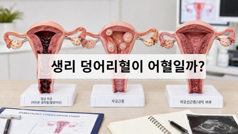 생리 덩어리혈이 어혈일까? 어혈 제거 전 원인과 병원 기준