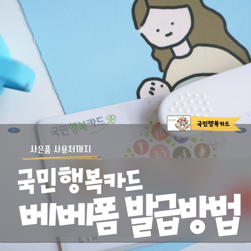 국민행복카드 바우처 베베폼 발급방법부터 사은품 사용처까지 총정리