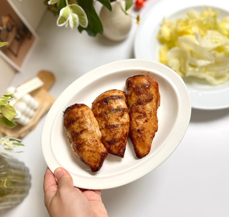 마늘치킨소스 만들기 달콤짭짤 에어프라이어 닭가슴살 갈릭치킨 레시피