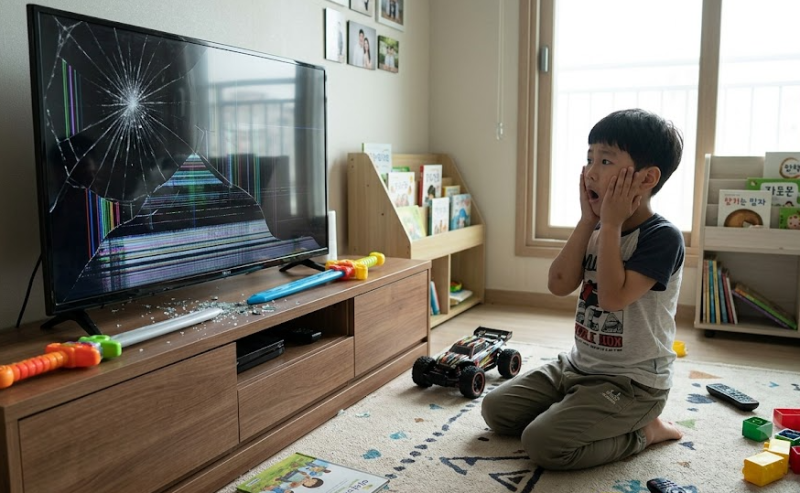 남의 집 TV 액정 깨뜨렸을 때… 일배책 서류 한 장으로 60만원 아낀 후기