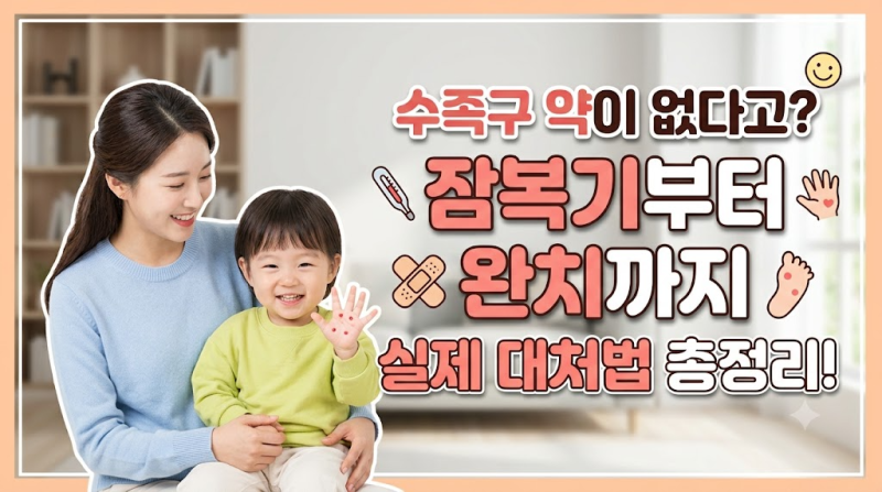수족구병 완전 정복: 잠복기부터 증상, 실전 간호 및 완치 기준 총정리