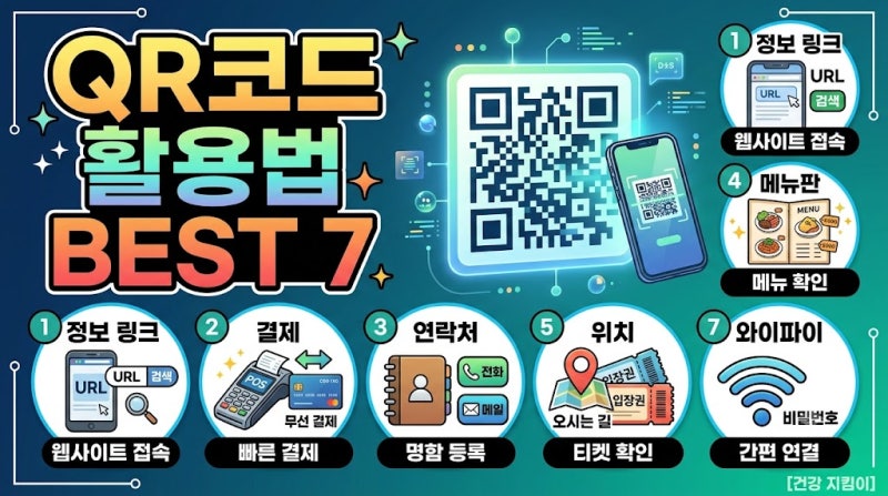 QR코드 활용법 7가지, 일상에서 이렇게 사용하면 훨씬 편리합니다