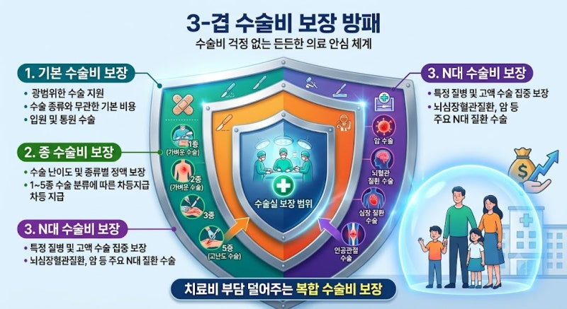 [수술비 보험 추천] 질병·상해 수술비부터 1~5종 vs N대 수술비 완벽 비교 정리