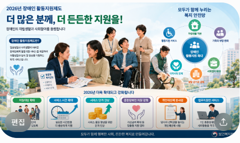 2026 장애인 활동지원제도 Q&A 총정리｜신청 전 가장 많이 묻는 질문 20가지 (최신)