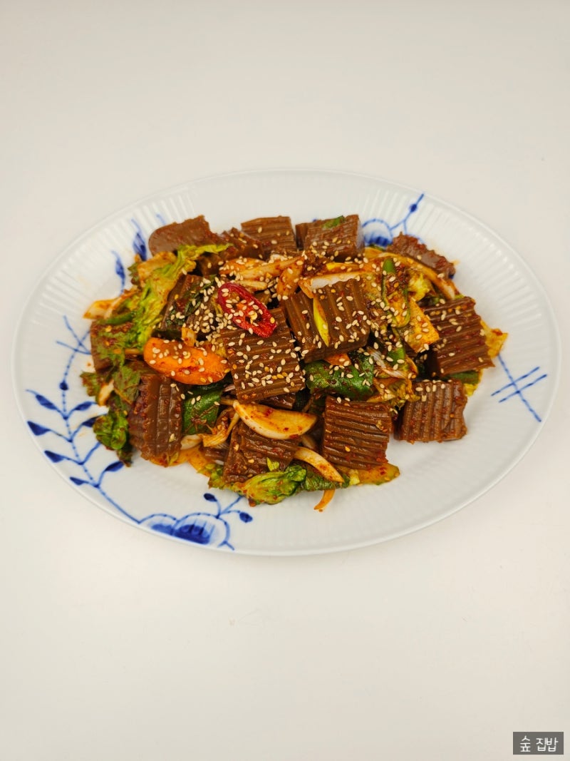 도토리묵무침 레시피 양념장 만드는 법 도토리묵 요리