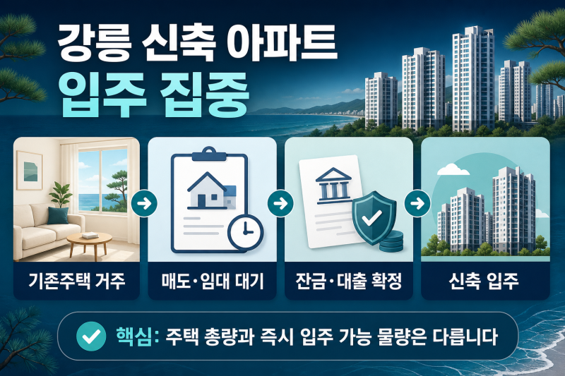 [강릉부동산]2026 강릉 아파트 시장 전망 신축 입주·미분양·전....