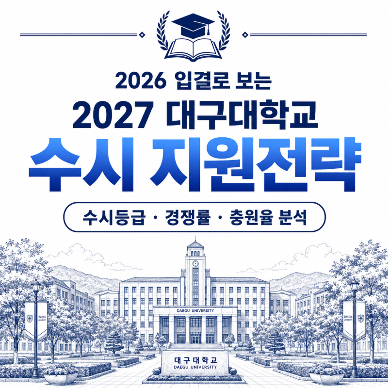 2027 대구대학교 수시 합격전략, 2026 입결로 확인하기