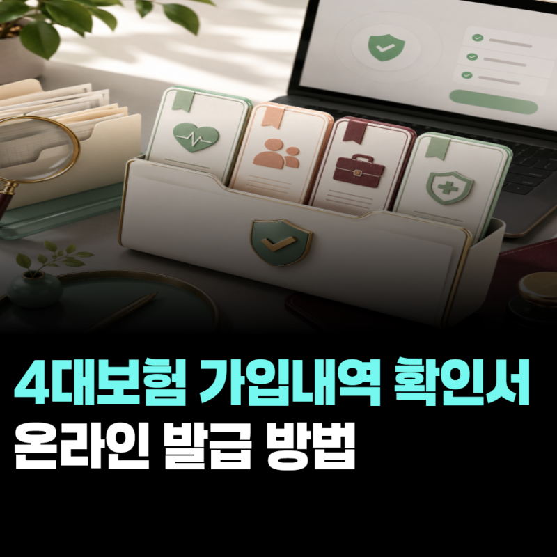 4대보험 가입내역 확인서 온라인 발급 방법, 이전 직장이 안 나오는 이유