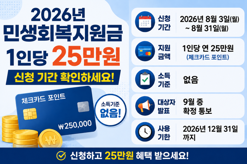 전남광주 청년 문화복지카드 2차 신청, 25만원 받는 법