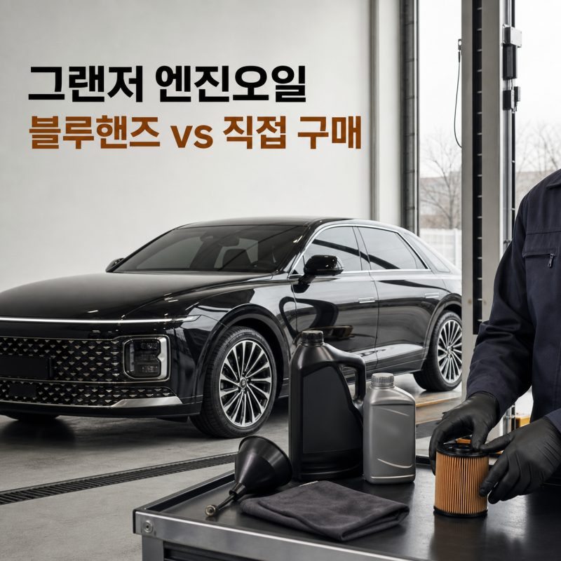 그랜저 GN7 엔진오일 교체 비용 줄이기, 4.8L·5.8L·6.1L 준비법