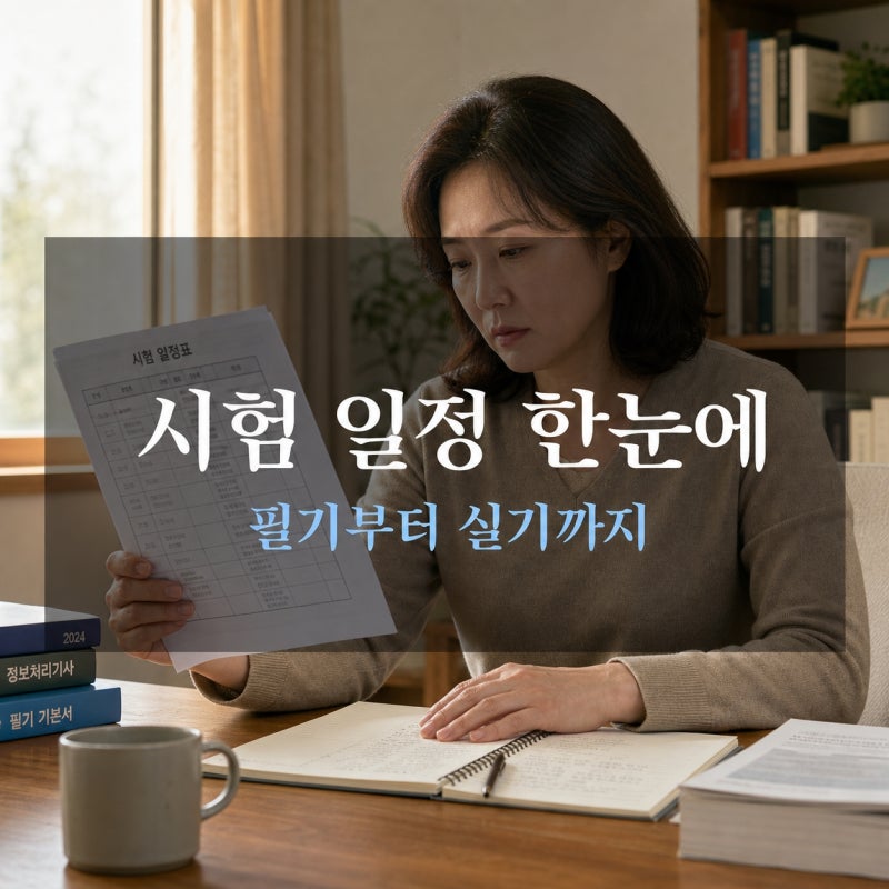 직업상담사 2급 시험 일정과 필기·실기 준비 순서 정리