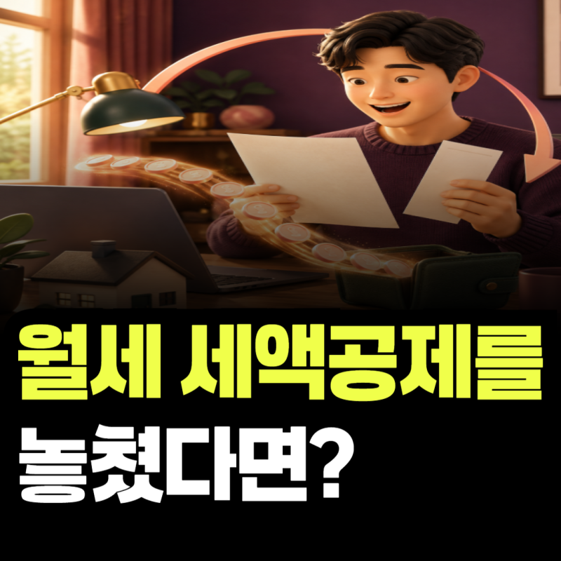 월세 세액공제를 놓쳤다면? 퇴사자도 경정청구로 환급받는 방법