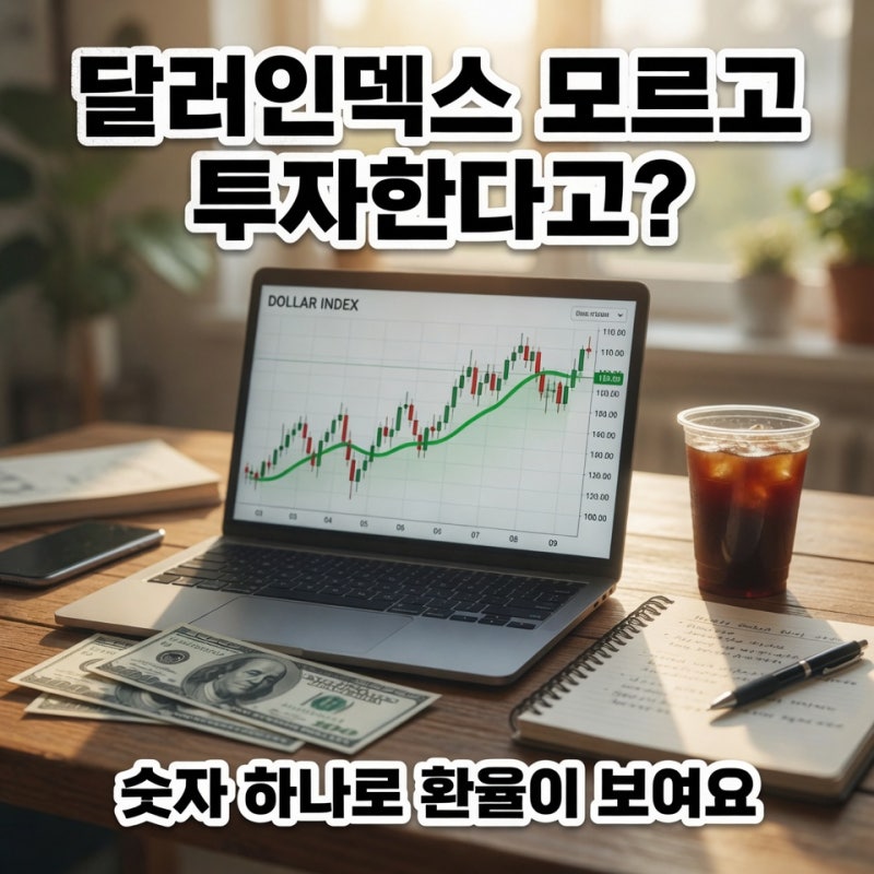달러인덱스도 모르고 투자한다고? 이거 하나면 환율 흐름 다 읽혀요~