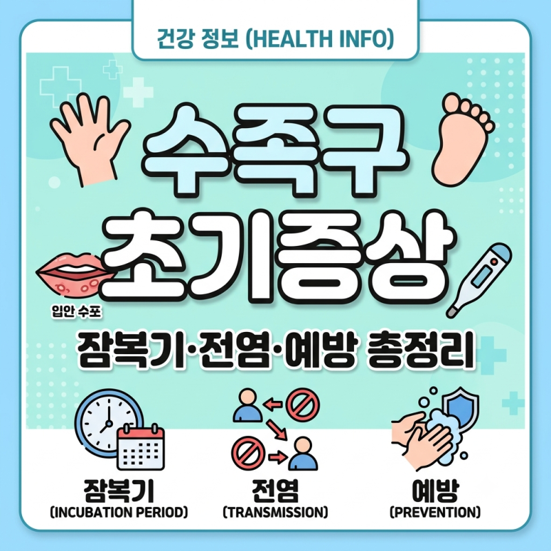 수족구 초기증상부터 전염·잠복기까지, 어른과 아기 수족구 총정리