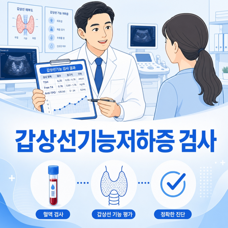 갑상선기능저하증증세 자도자도 피곤하다면 검사받아보세요!