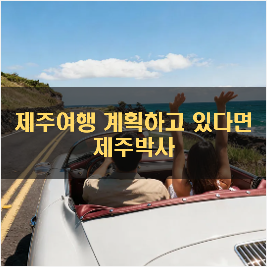 제주도렌트카가격비교 필요하다면 제주박사