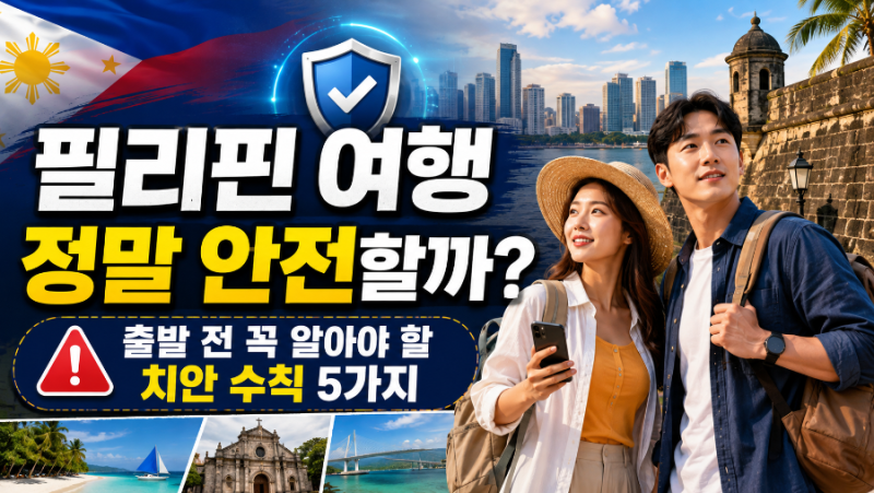 필리핀 여행 정말 안전할까? 출발 전 꼭 알아야 할 치안 수칙 5가지