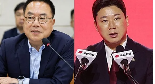 '친한계' <b>서범수</b>·진종오, '부산... 해라" | <b>돌려차기</b> 사건 <b>망언</b>... 