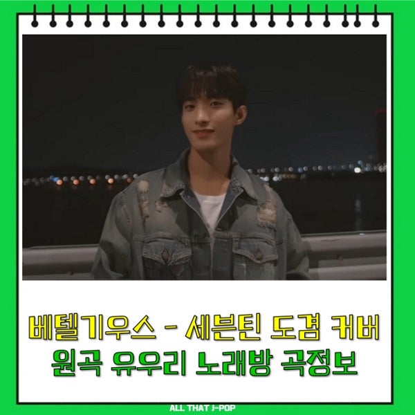 베텔기우스 가사 뜻 세븐틴 도겸 커버 원곡 유우리 TJ 금영 노래방 곡정보 ベテルギウス Betelg....