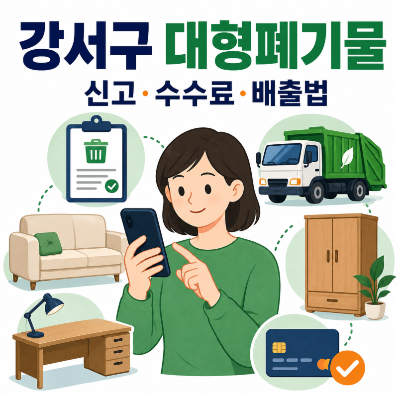 강서구 대형폐기물, “버리기 전 신고부터” 수수료 결제와 배출법