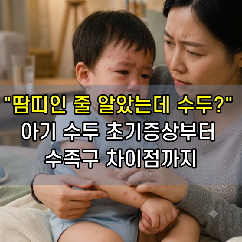 돌아기 수두 초기증상 수포 특징, 수족구 차이와 예방접종 시기, 치료방법 총정리