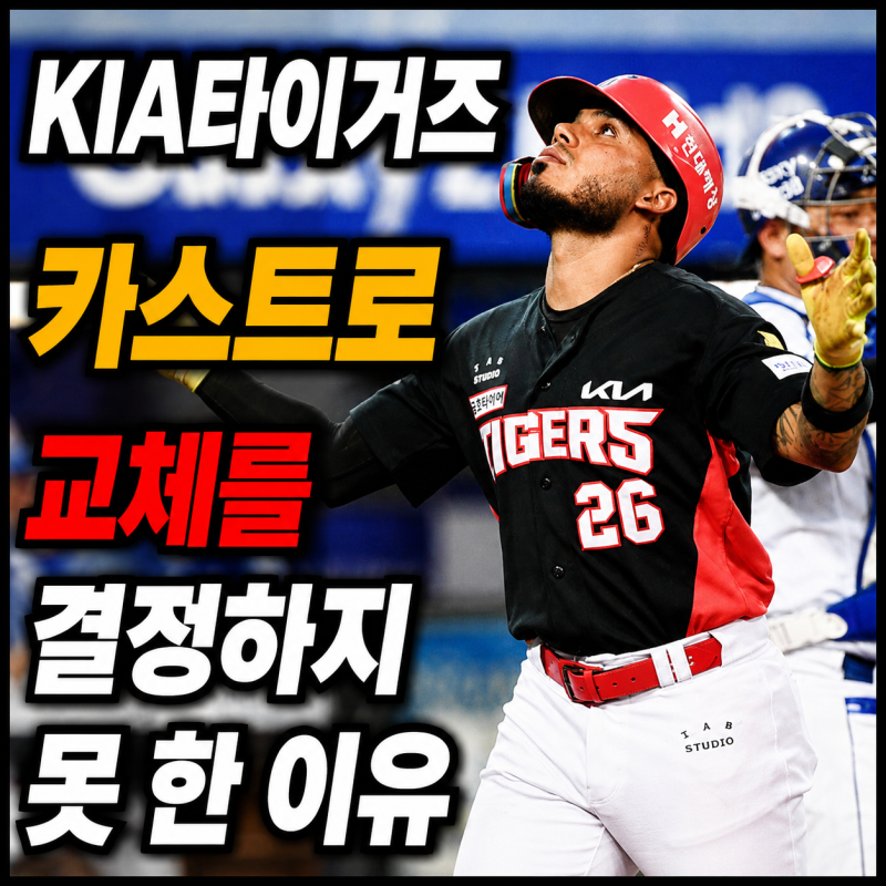 카스트로 교체 고민, 10홈런 아데를린 앞에서 KIA가 쉽게 못 정한 이유