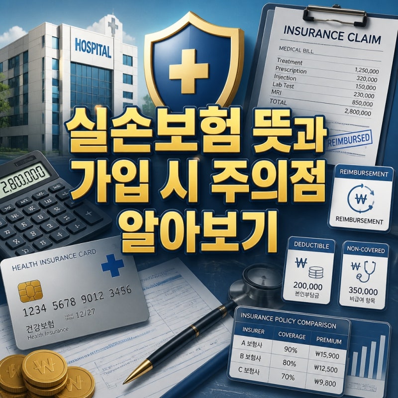 실손보험 뜻과 가입 시 주의점 알아보기