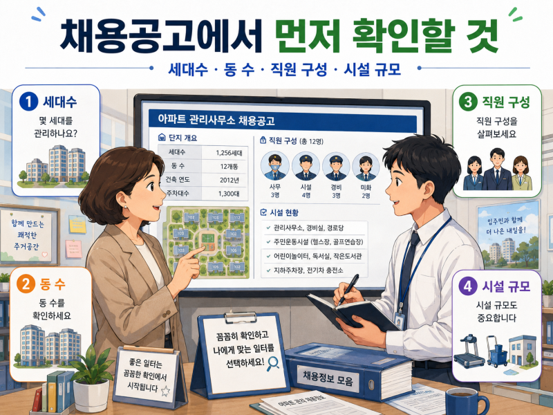 주택관리사보 취업 현실, 신입이 채용공고에서 꼭 확인해야 할 조건 ㅣ 주택관리사보 로드맵....