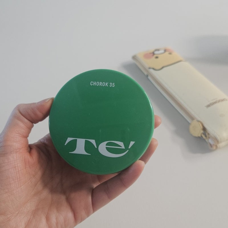 최화정 선쿠션으로 유명한 Te 풀 초록35! 파데프리 메이크업에 딱